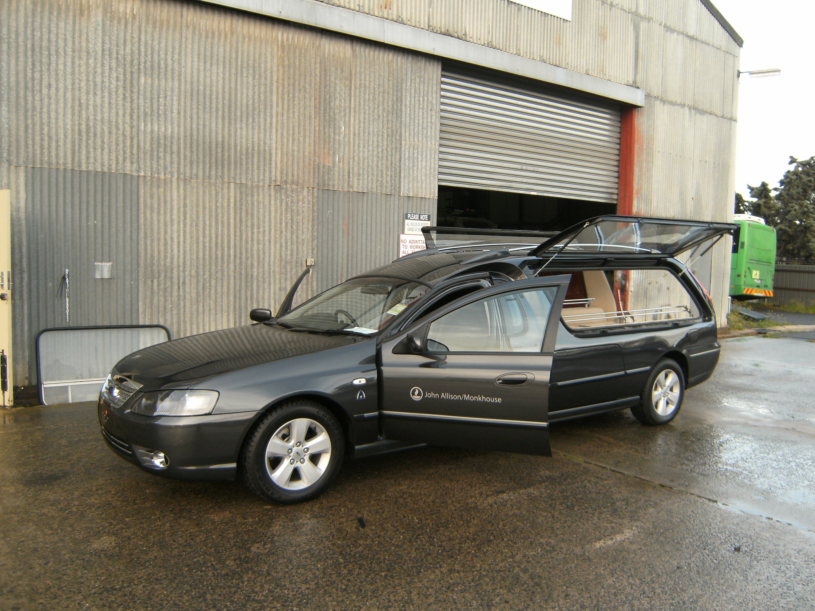 Funeral car modification